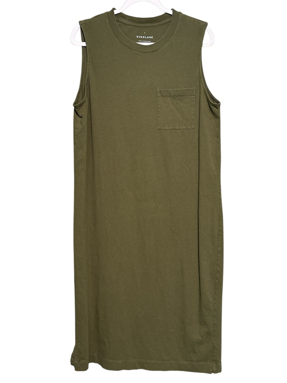 Everlane Long Weekend Cotton tank dress XL - Picture 2 of 11